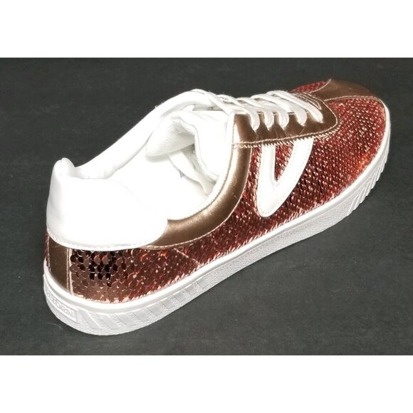 TRETORN CAMDEN SEQUIN WHITE / DARK PINK CHILD SIZE 5 NEW IN BOX LE-03 A-R - Picture 7 of 12